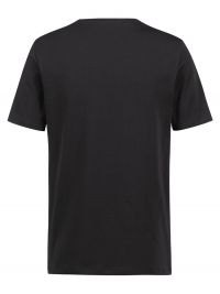 Schwarzes Herren Shirt Rundhals